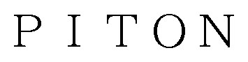 PITON 商願2025-099357の商標見本