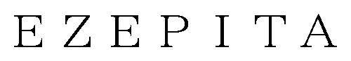 EZEPITA 商願2025-099488の商標見本