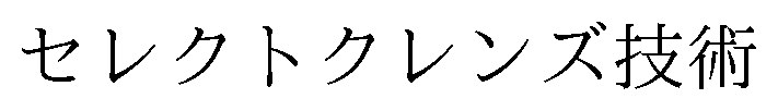 セレクトクレンズ技術 商願2025-103701の商標見本