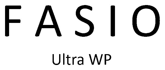 FASIO Ultra WP 商願2025-104759の商標見本