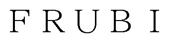 FRUBI 商願2025-107586の商標見本