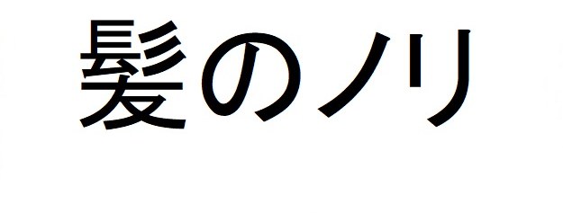 髪のノリ 商願2025-107932の商標見本