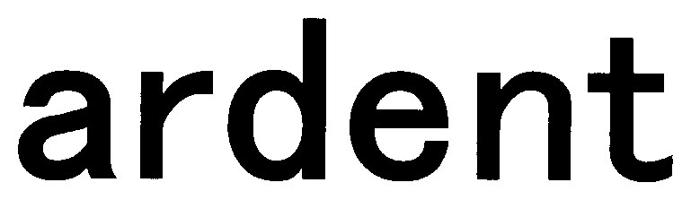 ardent 商願2025-109214の商標見本