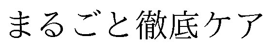 まるごと徹底ケア 商願2025-111548の商標見本