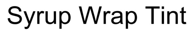 Syrup Wrap Tint 商願2025-114131の商標見本