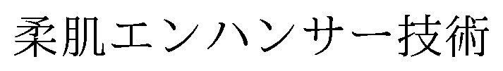 柔肌エンハンサー技術 商願2025-114402の商標見本