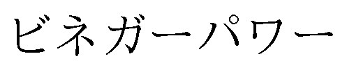 ビネガーパワー 商願2025-118308の商標見本