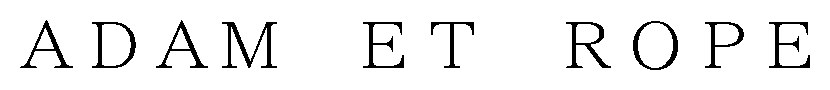 ADAM ET ROPE 商願2025-120746の商標見本