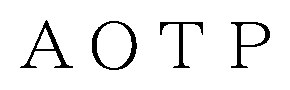 AOTP 商願2025-124797の商標見本