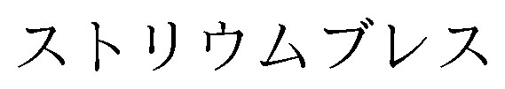 ストリウムブレス 商願2025-124963の商標見本