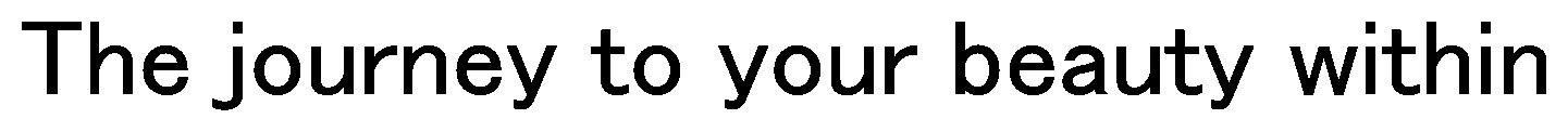 The journey to your beauty within 商願2025-127481の商標見本