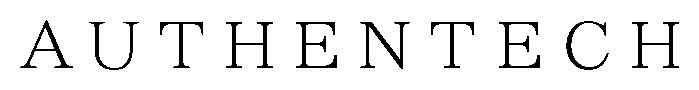 AUTHENTECH 商願2025-127535の商標見本