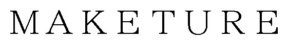 MAKETURE 商願2025-127583の商標見本