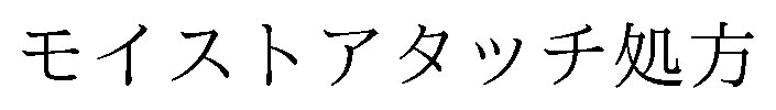 モイストアタッチ処方 商願2025-128935の商標見本