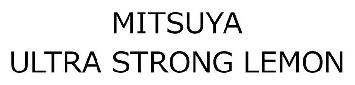MITSUYA ULTRA STRONG LEMON 商願2025-132660の商標見本