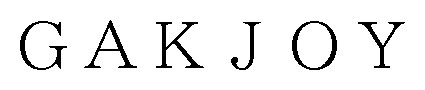 GAKJOY 商願2025-135309の商標見本