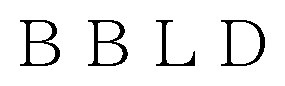 BBLD 商願2025-137383の商標見本