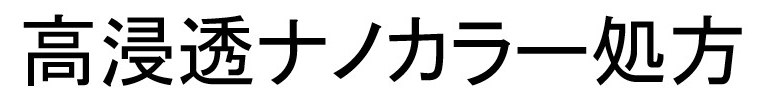 高浸透ナノカラー処方 商願2025-137789の商標見本