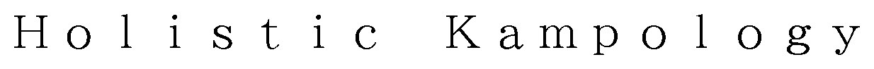 Holistic Kampology 商願2025-138081の商標見本