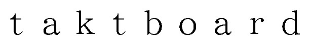 taktboard 商願2025-139799の商標見本