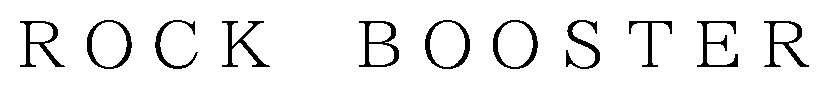 ROCK BOOSTER 商願2025-139913の商標見本