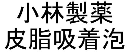 小林製薬 皮脂吸着泡 商願2025-140487の商標見本