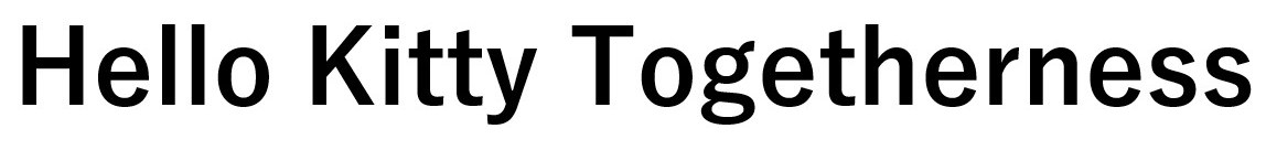Hello Kitty Togetherness 商願2025-144381の商標見本