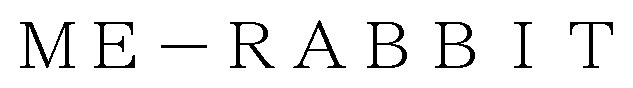 ME-RABBIT 商願2025-145260の商標見本
