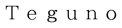 Teguno 商願2025-148758の商標見本