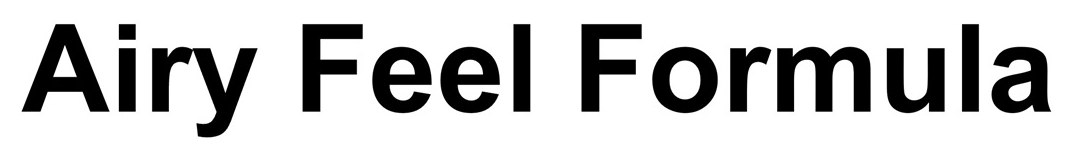 Airy Feel Formula 商願2025-149257の商標見本