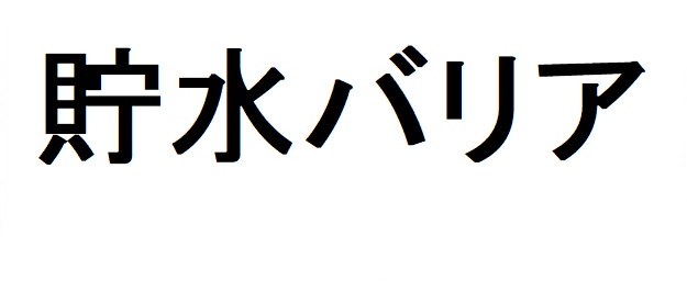 貯水バリア 商願2025-149439の商標見本