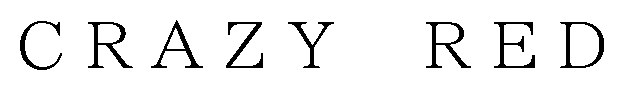 CRAZY RED 商願2025-149621の商標見本