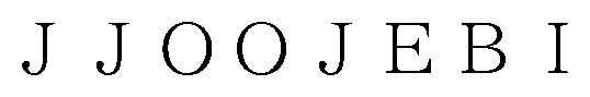 JJOOJEBI 商願2026-001923の商標見本