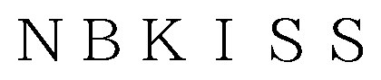 NBKISS 商願2026-005122の商標見本