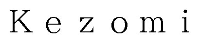 Kezomi 商願2026-005132の商標見本