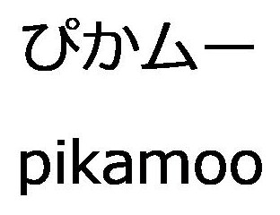 ぴカムー pikamoo 商願2026-005217の商標見本