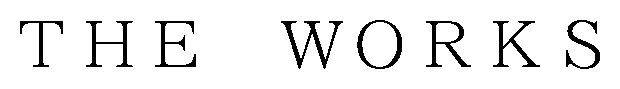 THE WORKS 商願2026-008354の商標見本