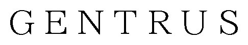 GENTRUS 商願2026-008712の商標見本