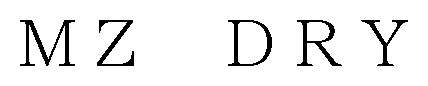 MZ DRY 商願2026-012552の商標見本