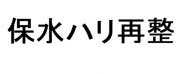 保水ハリ再整 商願2026-013207の商標見本