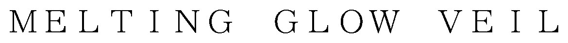 MELTING GLOW VEIL 商願2026-015004の商標見本