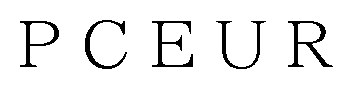 PCEUR 商願2026-017252の商標見本