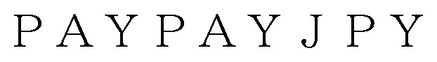 PAYPAYJPY 商願2026-017256の商標見本
