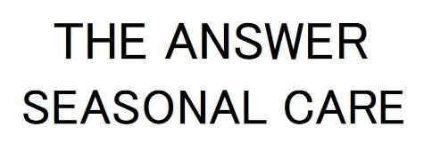 THE ANSWER SEASONAL CARE 商願2026-018957の商標見本