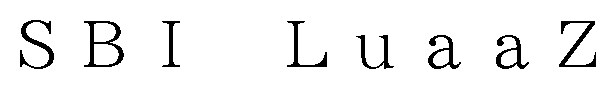 SBI LuaaZ 商願2026-019594の商標見本