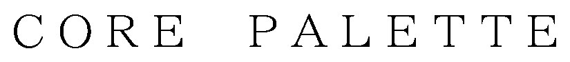CORE PALETTE 商願2026-021884の商標見本