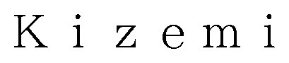 Kizemi 商願2026-024289の商標見本