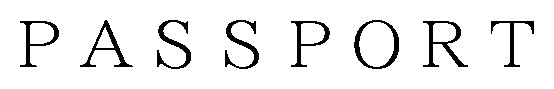 PASSPORT 商願2026-024529の商標見本