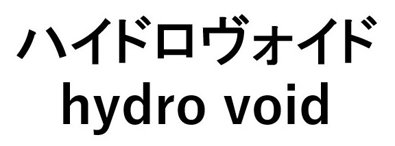 ハイドロヴォイド hydro void 商願2026-024711の商標見本
