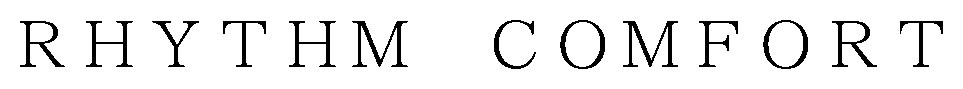RHYTHM COMFORT 商願2026-025781の商標見本